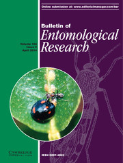 Bulletin of Entomological Research Volume 104 - Issue 2 -