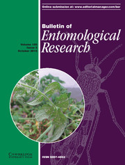 Bulletin of Entomological Research Volume 105 - Issue 5 -