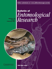 Bulletin of Entomological Research Volume 107 - Issue 1 -