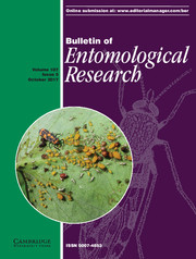 Bulletin of Entomological Research Volume 107 - Issue 5 -