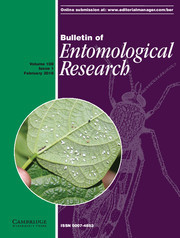 Bulletin of Entomological Research Volume 108 - Issue 1 -