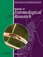 Bulletin of Entomological Research Volume 109 - Issue 1 -