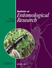 Bulletin of Entomological Research Volume 97 - Issue 1 -