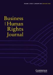 Business and Human Rights Journal Volume 1 - Issue 1 -