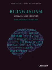 Bilingualism: Language and Cognition Volume 19 - Issue 1 -