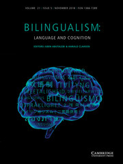 Bilingualism: Language and Cognition Volume 21 - Issue 5 -