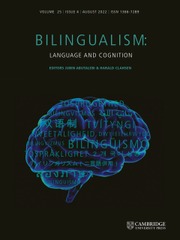 Bilingualism: Language and Cognition Volume 25 - Issue 4 -