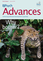 BJPsych Advances Volume 24 - Issue 1 -