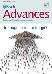 BJPsych Advances Volume 28 - Issue 4 -