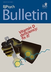 BJPsych Bulletin Volume 41 - Issue 3 -