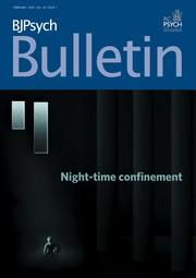 BJPsych Bulletin Volume 43 - Issue 1 -