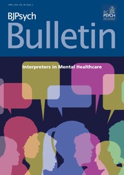 BJPsych Bulletin Volume 48 - Issue 2 -