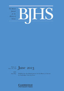 The British Journal for the History of Science Volume 46 - Issue 2 -