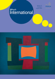 BJPsych International Volume 15 - Issue 3 -