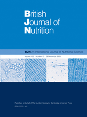 British Journal of Nutrition Volume 102 - Issue 12 -