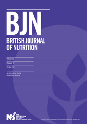 British Journal of Nutrition Volume 125 - Issue 10 -