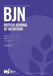 British Journal of Nutrition Volume 126 - Issue 6 -