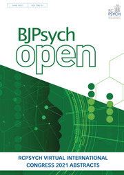 BJPsych Open Volume 7 - SupplementS1 -  Abstracts of the RCPsych Virtual International Congress 2021, 21–24 June