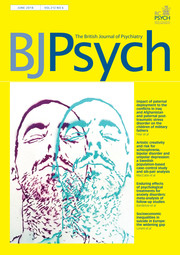 The British Journal of Psychiatry Volume 212 - Issue 6 -