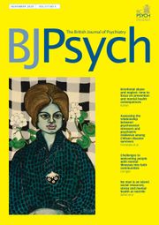 The British Journal of Psychiatry Volume 217 - Issue 5 -