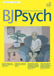 The British Journal of Psychiatry Volume 220 - Issue 1 -