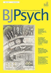 The British Journal of Psychiatry Volume 222 - Issue 5 -