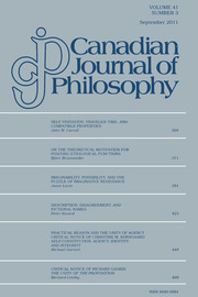 Canadian Journal of Philosophy Volume 41 - Issue 3 -