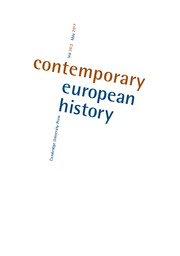 Contemporary European History Volume 26 - Issue 2 -