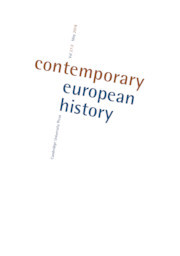 Contemporary European History Volume 27 - Special Issue2 -  Continuity and Change in European Cooperation during the Twentieth Century