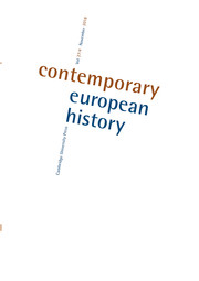 Contemporary European History Volume 27 - Issue 4 -