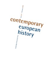 Contemporary European History Volume 29 - Issue 1 -