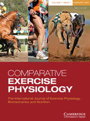 Comparative Exercise Physiology Volume 7 - Issue 1 -