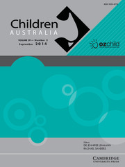 Children Australia Volume 39 - Issue 3 -