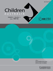 Children Australia Volume 41 - Issue 2 -