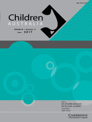 Children Australia Volume 42 - Issue 2 -