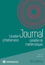 Canadian Journal of Mathematics Volume 76 - Issue 4 -