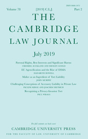 The Cambridge Law Journal Volume 78 - Issue 2 -