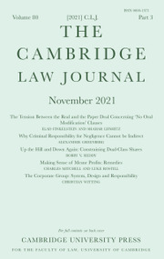 The Cambridge Law Journal Volume 80 - Issue 3 -