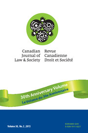 Canadian Journal of Law and Society / La Revue Canadienne Droit et Société Volume 30 - Issue 2 -  Ways of Knowing Atrocity / Modes de connaissances de l’atrocité