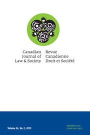 Canadian Journal of Law and Society / La Revue Canadienne Droit et Société Volume 34 - Special Issue2 -  Vers une déstabilisation du sensorium du droit: Étude de la jurisprudence des sens / Troubling Law’s Sensorium: Explorations in Sensational Jurisprudence