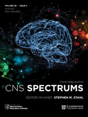 CNS Spectrums Volume 26 - Issue 3 -