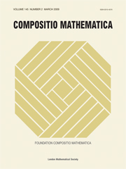 Compositio Mathematica Volume 145 - Issue 2 -