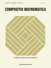 Compositio Mathematica Volume 149 - Issue 4 -