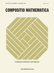 Compositio Mathematica Volume 150 - Issue 1 -