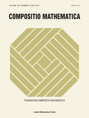 Compositio Mathematica Volume 150 - Issue 5 -