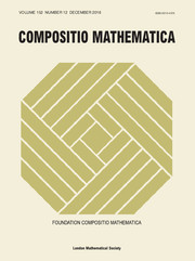 Compositio Mathematica Volume 152 - Issue 12 -