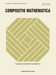 Compositio Mathematica Volume 153 - Issue 8 -