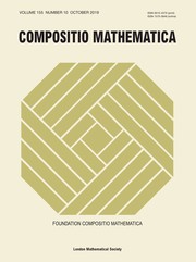 Compositio Mathematica Volume 155 - Issue 10 -