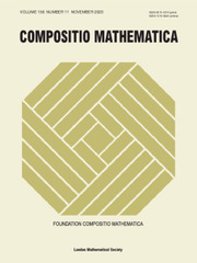 Compositio Mathematica Volume 156 - Issue 11 -