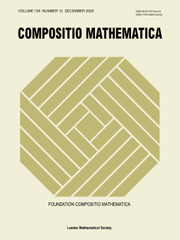 Compositio Mathematica Volume 156 - Issue 12 -